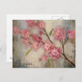 Cherry Blossoms and Branch Briefkaart (Voorkant / Achterkant)