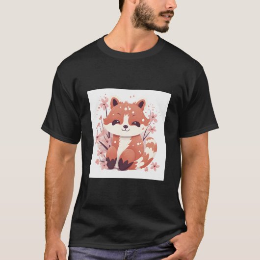Cherry Blossoms And Red Pandas Elevate Your Style  T-shirt (Voorkant)