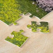 Cherry Blossoms and Yellow Flowers Legpuzzel (Zijkant)