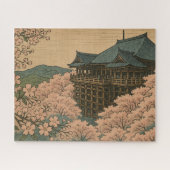 Cherry Blossoms at Kiyomizu-dera Legpuzzel (Horizontaal)