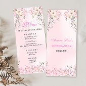 Cherry Blossoms Bloemen Zoet Zestien Verjaardag Menu