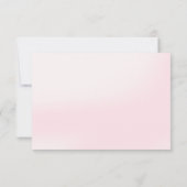 Cherry Blossoms Bloemen Zoet Zestien Verjaardag RSVP Kaartje (Achterkant)