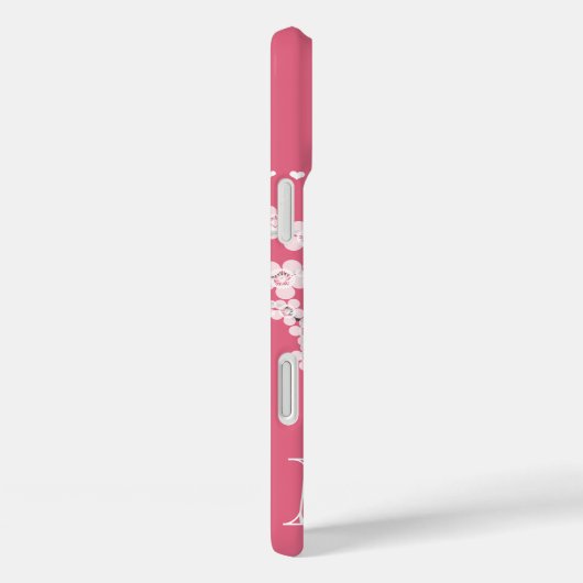 Cherry Blossoms Chickadee Case-Mate iPhone Case (Achterkant / Rechts)