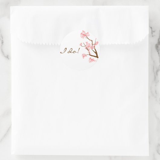 Cherry Blossoms Envelope Seal Stickers (Tas)