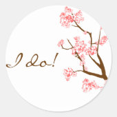 Cherry Blossoms Envelope Seal Stickers (Voorkant)