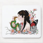 Cherry Blossoms Fairy Dragon Vriendschap Muismat (Voorkant)