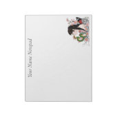 Cherry Blossoms Fairy Dragon Vriendschap Notitieblok (Linkerzijde)