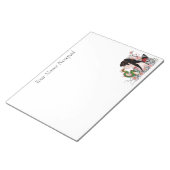 Cherry Blossoms Fairy Dragon Vriendschap Notitieblok (Schuin)