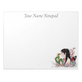 Cherry Blossoms Fairy Dragon Vriendschap Notitieblok (Voorkant)