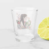 Cherry Blossoms Fairy Dragon Vriendschap Shot Glas (Achterkant)