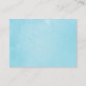 Cherry Blossoms Floral Baby shower Display Shower Informatiekaartje (Achterkant)