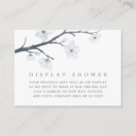 Cherry Blossoms Floral Baby shower Display Shower Informatiekaartje