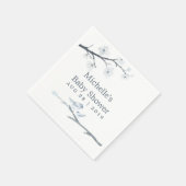 Cherry Blossoms Floral Baby shower Servet (Hoek)