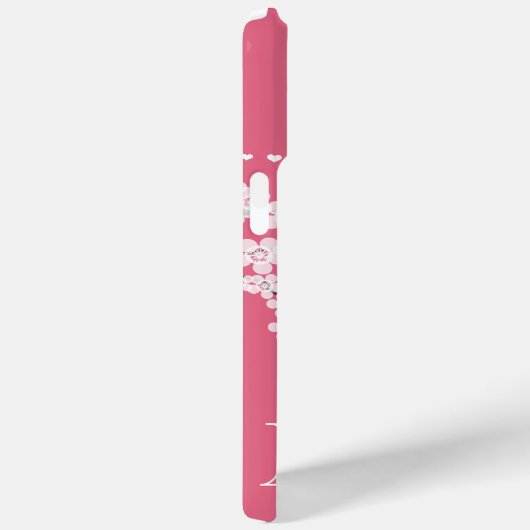 Cherry Blossoms Gepersonaliseerde iPhone case (Achterkant / Rechts)
