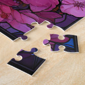 Cherry Blossoms Glas in lood Puzzel (Zijkant)