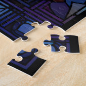 Cherry Blossoms Glas in lood Puzzel (Zijkant)