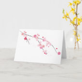 Cherry Blossoms Greeting Card Kaart (Gele Bloem)