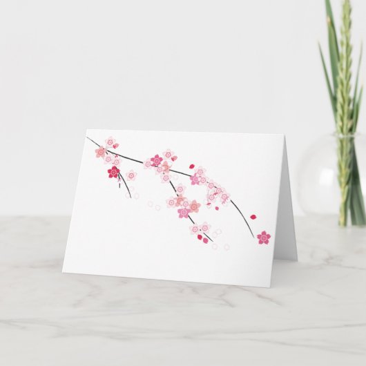 Cherry Blossoms Greeting Card Kaart (Voorkant)