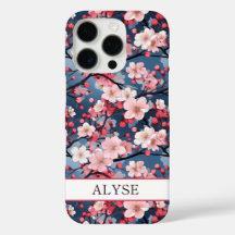 Cherry Blossoms Japanese Sakura Monogrammed