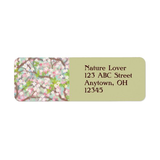 Cherry Blossoms Label (Voorkant)