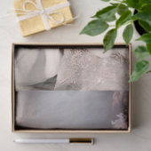 Cherry Blossoms Lady in wit Portret Kunst Tissuepapier (Geschenk)