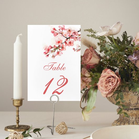 Cherry Blossoms lente bruiloft Kaart