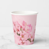 Cherry Blossoms lente bruiloft Papieren Bekers (Voorkant)