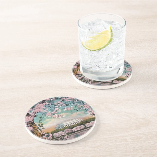Cherry Blossoms Onderzetter (Zijkant)