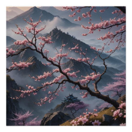 cherry blossoms perfect poster
