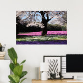 CHERRY BLOSSOMS POSTER (Thuiskantoor)