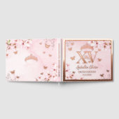 Cherry Blossoms Quinceañera Quince 15 XV Rose Gold Gastenboek (Volledig)