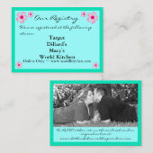 CHERRY BLOSSOMS Registry/RSVP Kaarten (Voorkant / Achterkant)