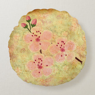 Cherry Blossoms Rond Sierkussen Kussen