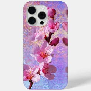 Cherry Blossoms Roze Bloemen Abstract Telefoonhoes iPhone 15 Pro Max Hoesje