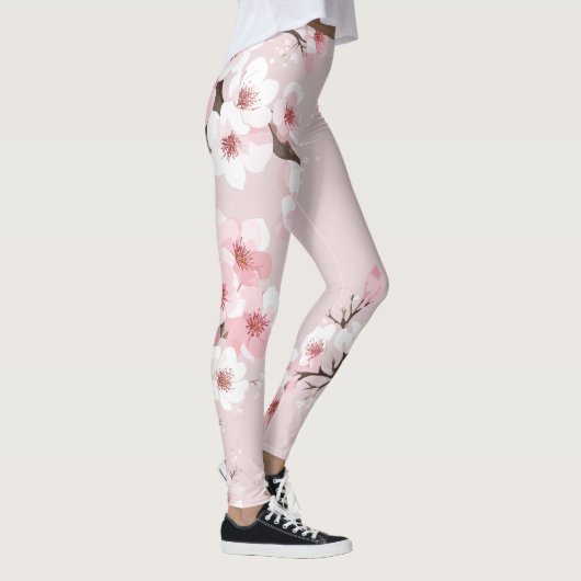 Cherry Blossoms Roze Leggings (Rechts)