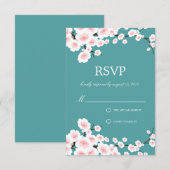 CHERRY BLOSSOMS | RSVP KAARTJE (Voorkant / Achterkant)
