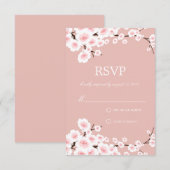 CHERRY BLOSSOMS | RSVP KAARTJE (Voorkant / Achterkant)