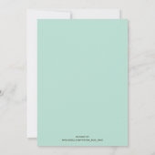 Cherry Blossoms Sakura Tortelduifjes Bruiloft Uitn Kaart (Achterkant)