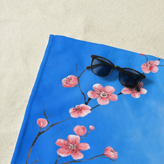 Cherry Blossoms Strandlaken (In situ)