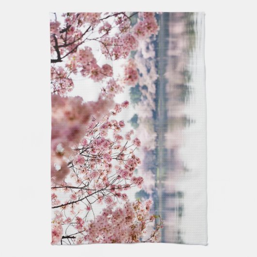 Cherry Blossoms Theedoek (Verticaal)