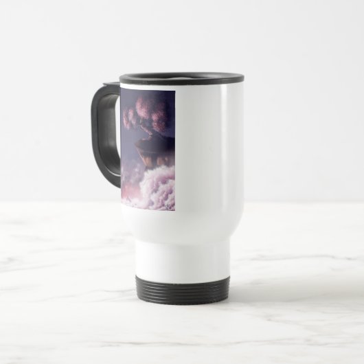 Cherry Blossoms Travel Mug Reisbeker (Voorkant links)