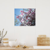 Cherry Blossoms Tree Poster (Keuken)