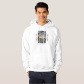 Cherry Blossoms Victoriaans Hooded Sweatshirt (Voorkant volledig)