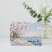 Cherry Blossoms Washington DC Getijdenbekken Briefkaart (Staand voorkant)