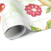 Cherry Blosson Design Wrapping Paper Cadeaupapier (Rol Hoek)