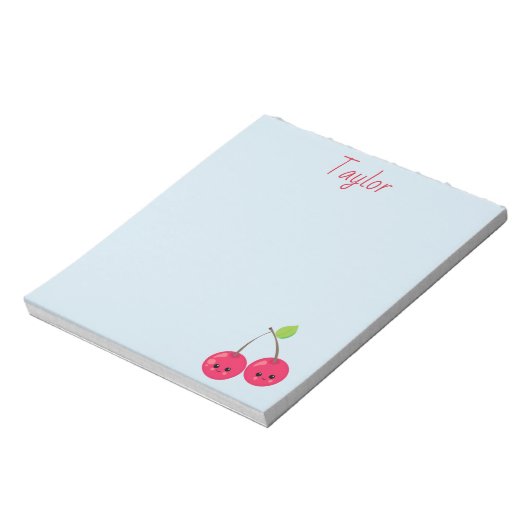  Cherry Blue Notitieblok (Linkerzijde)