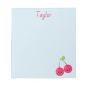  Cherry Blue Notitieblok (Voorkant)