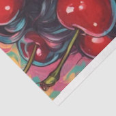 Cherry Bomb Babe Pinup Retro Decoupage Tissuepapier (Detail)
