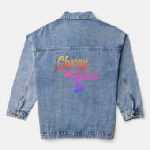 Cherry Bomb Denim Jacket (Achterkant)