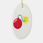 Cherry Bomb Fireworks Keramisch Ornament (Rechts)